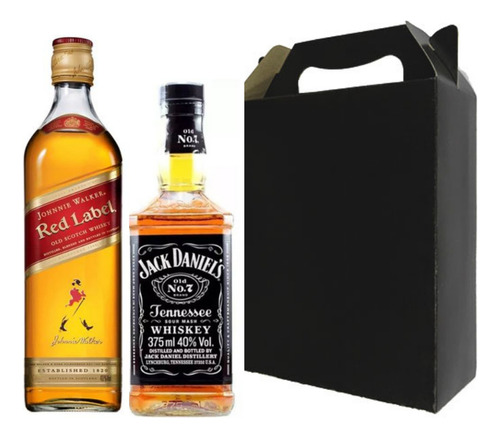 Uísque Red Label 500ml + Jack Daniel's 375ml