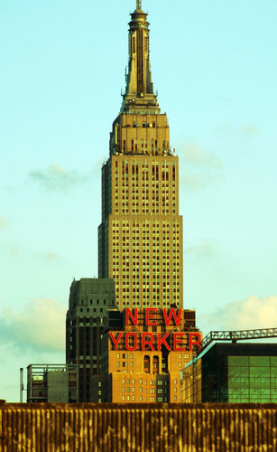 Vinilo Decorativo 40x60cm Empire State Building Ciudades M5