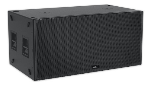 Subwoofer Doble 18 Audiobahn Immortal182 3000w Rms Dsp Color Negro