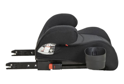 Assento Para Auto Booster Com Isofit Kika + Preto - Kiddo