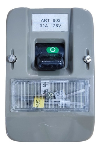 Interruptor De Pared Breaker Con Fusible 32a 125v Tripolar