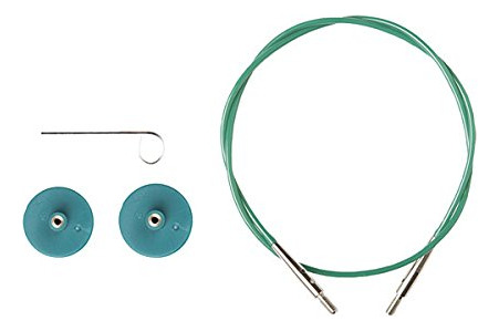 Cable Para Aguja Intercambiable De 102cm Color Verde