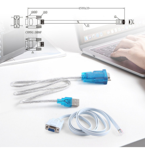 Cabo De Rede Rj45 Cabo Serial Rj45 Para Db9 E Rs232 Para Usb