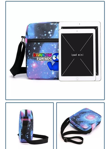 3 piezas de accesorios para mochilas Rainbow Friends, nueva mochila escolar, color B