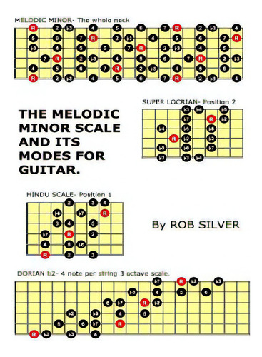 The Melodic Minor Scale And Its Modes For Guitar, De Silver, Rob. Editorial Createspace, Tapa Blanda En Inglés