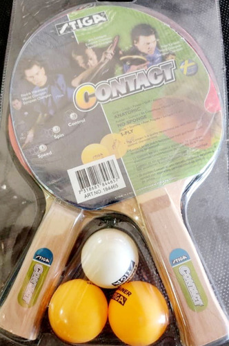 Imagen 2 de 10 de Raqueta De Ping Pong Stiga Contac