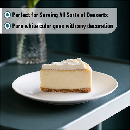 Platos Brew To A Tea Porcelana 12 Piezas 8 Cm Blanco
