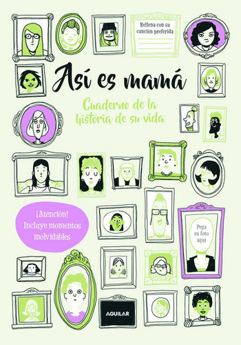 Asãâ Es Mamãâ¡. Cuaderno De La Historia De Su Vida, De Bald, Roxy. Editorial Aguilar Ocio, Tapa Blanda En Español