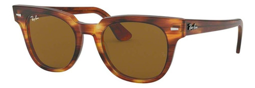 Ray-ban Rb2168 Meteor 50m Anteojos De Sol A Rayas Para Hombr