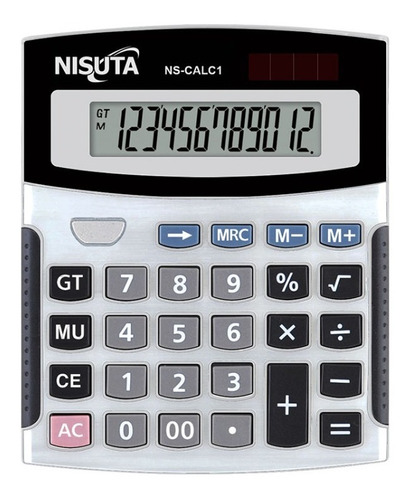 Calculadora 12 Digitos Mediana Nisuta Nscalc1