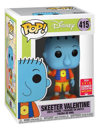 Funko Pop Skeeter Valentine #415 Sdcc Disney Doug
