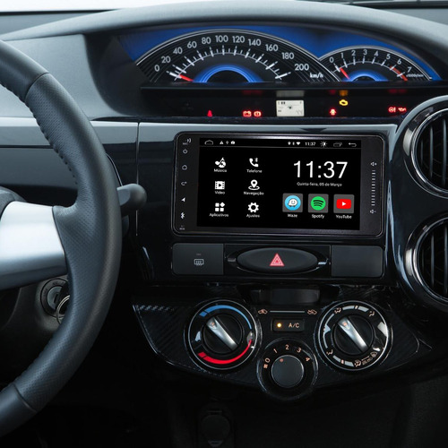 Imagem 2 de 6 de Central Multimídia Navpro Caska Toyota Etios Hilux Corolla