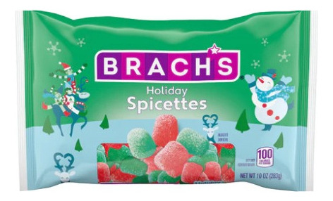 Brachs Holiday Spicettes Gomitas De Caramelo 283 Gr