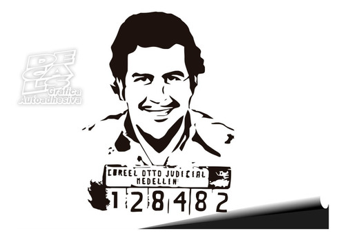 Calco Pablo Escobar Gaviria Pared
