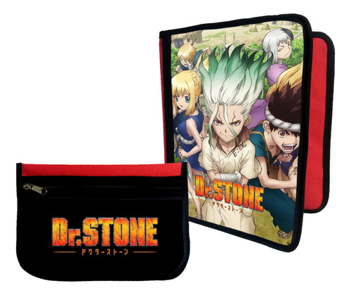 Combo Carpeta + Cartuchera Dr Stone #576