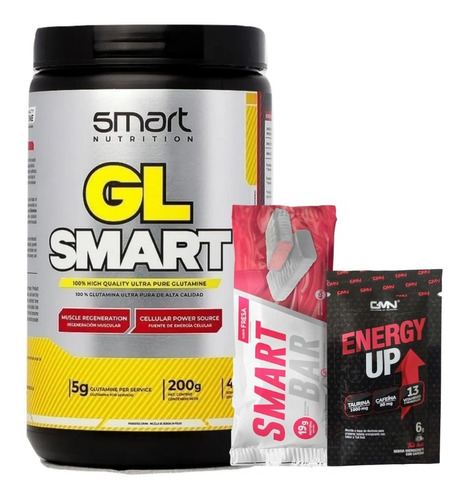 Glutamina 200 Gr Smart Nutritio - g a $254