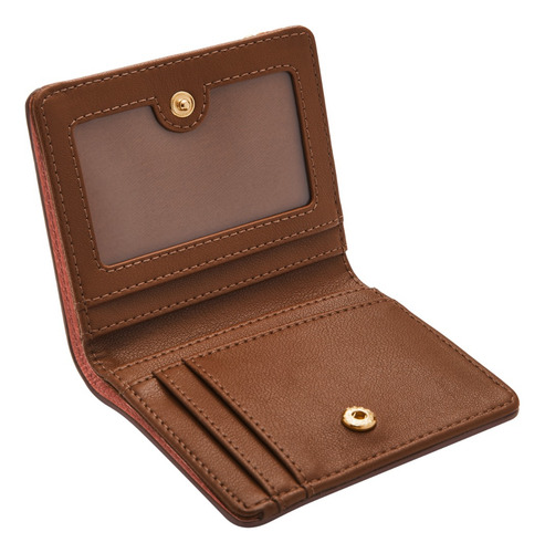Cartera Plegable Mujer Logan De Piel Rojo Fossil