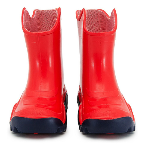 Bota Lluvia Niño Bubble Gummers Moon Rojo Marino 13-21