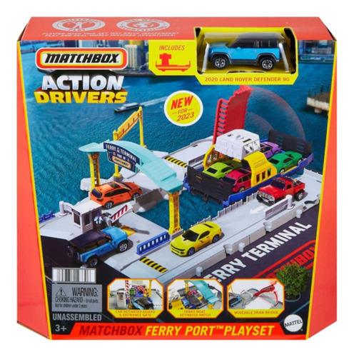 Matchbox Set Ferry Jeep Juguete