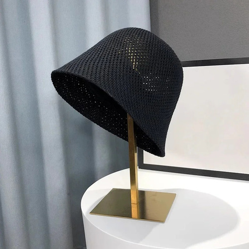 Sombrero Fino Y Transpirable Para Mujer, Con Forma De Cubo D