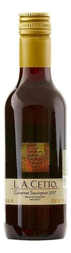 Pack De 6 Vino Tinto L.a. Cetto Cabernet Sauvignon 187 Ml
