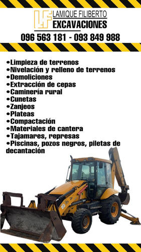 Alquiler De Retroexcavadora Y Maquinaria, Limpieza Terrenos