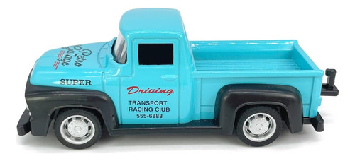 Vintage Azul Camioneta Remolque Remolque Juguete Camper Rv A