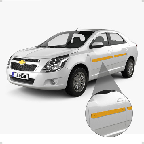 Kit 2 Pares Protetores Magnéticos Anti-impacto Porta Carro Imã Amarelo Removível Cabo Anti-furto Fácil Instalar Resistente Qualidade Material: Eva