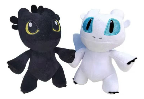 Dúo De Aventuras: Peluches Chimuelo Y Furia Luminosa Chimuelo Y Furia