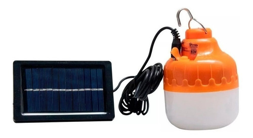 Imagen 6 de 6 de Foco Led 12w Recargable Con Carga Solar O Usb Portatil Fs12