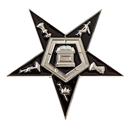 Emblema De Auto Masónico De La Orden De La Estrella Del E