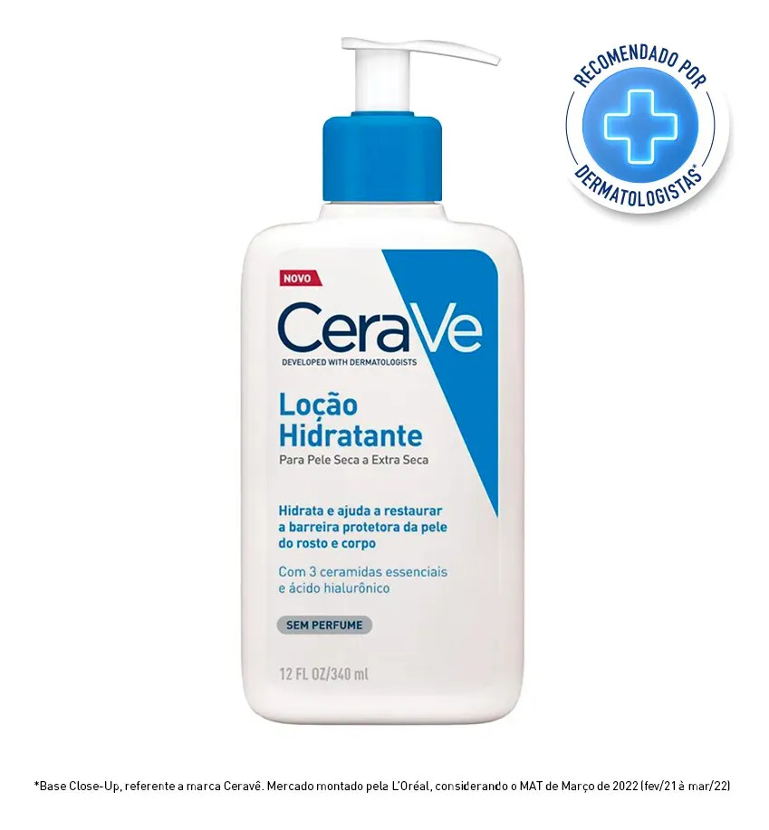 Loção Hidratante para Pele Seca a Extra Seca 340ml Cerave