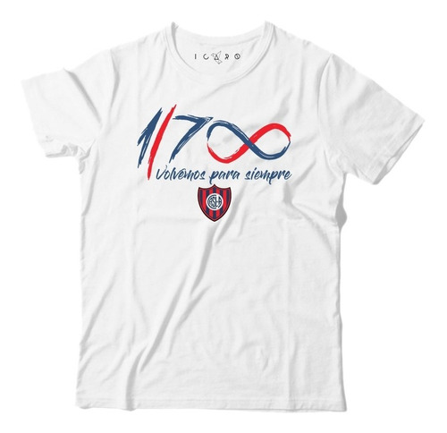 Remera San Lorenzo 100% Algodon Icaro Remeras Local Almagro