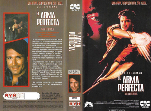El Arma Perfecta Vhs The Perfect Weapon 1991 Jeff Speakman