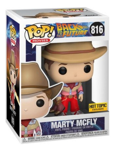 Funko Pop! Marty Mcfly #816 Hottopic Daffyrugs 