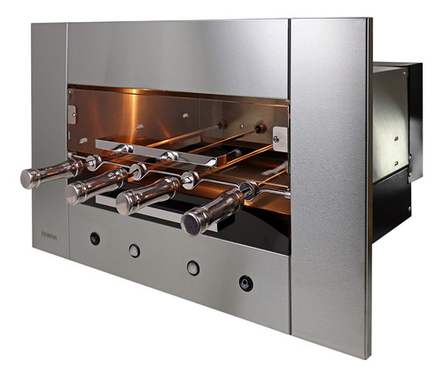 Parrilla Churrasqueira Elétrica Integrada 4 Espetos 220v - Itanova