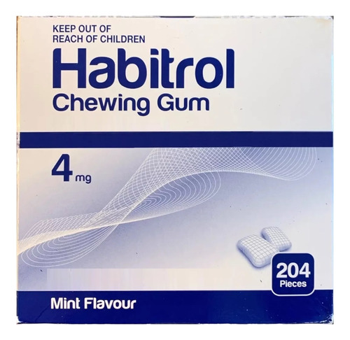 Habitrol Gum 204 Chicles Sabor Menta 4 Mg Tipo Nicorette