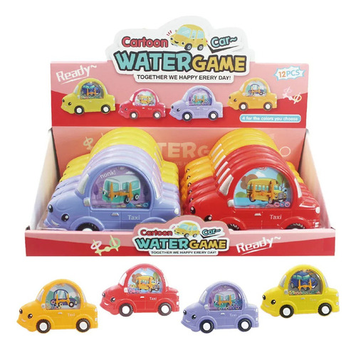Juego De Agua Portátil Retro Autos Sorpresita X12 Ltf Shop