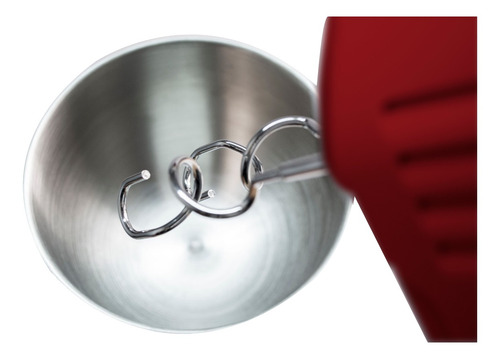 Batidora De Mano Peabody Pe-hm550 Roja P1 Color Rojo Frecuencia 50 Hz x 60 Hz