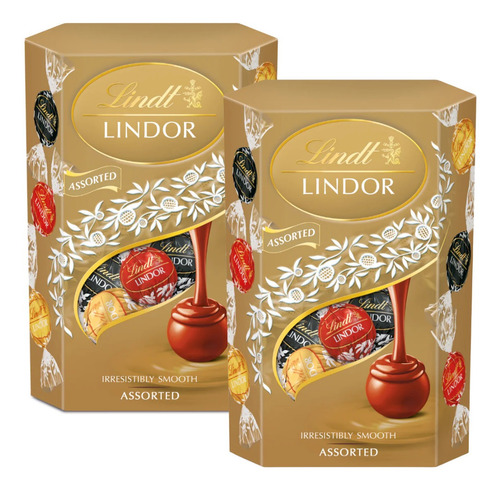 Chocolate Lindt Lindor Bombones Surtidos 200gr. X2
