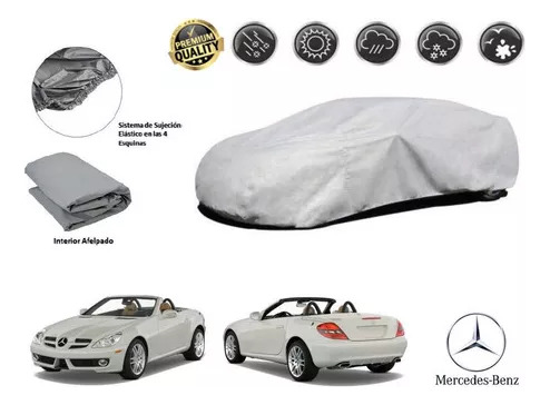 Funda Cubreauto Afelpada Mercedes Benz Slk200 3.5l 2011-2012