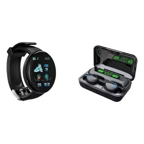 Combo Reloj Inteligente Smartwatch D18 Auriculares MercadoLibre