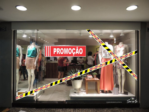 Adesivo Promoção Para Vitrine Loja Mod. 02