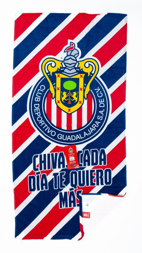 Toalla Oficial Club Deportivo Chivas Rayadas De Guadalajara | MercadoLibre