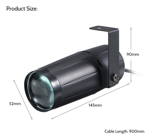 Luz De Escenario Led Mini Ac90-240v Club 10w Lighting Home