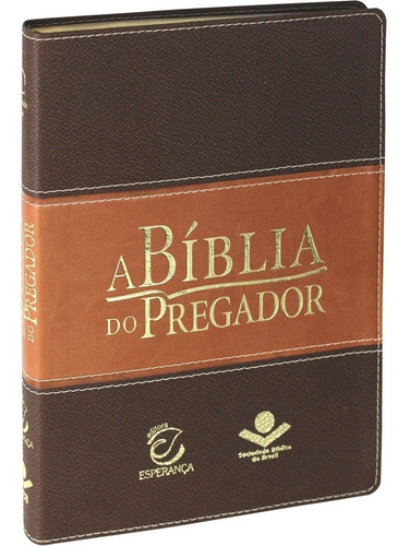 Bíblia Do Pregador Ra Luxo Grande 17x23,5 Quase 2000 Esboços