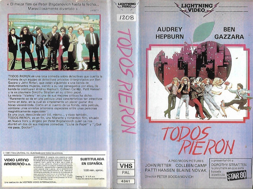 Todos Rieron Vhs Audrey Hepburn Ben Gazzara John Ritter