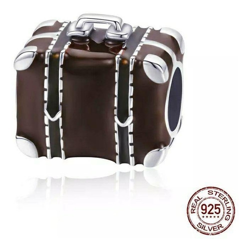 Charm Plata 925 Classic Briefcase Maletin Compatible/pando.
