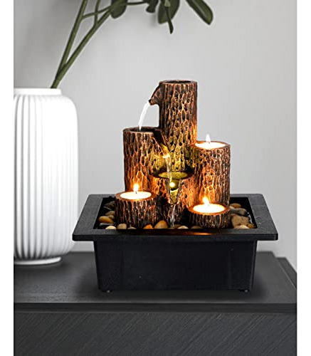 Fuente De Agua De Mesa Para Interiores, Fuente De Mesa De Tr