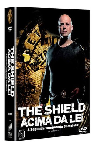 Box Dvd -the Shield Acima Da Lei - 2 Temporada - 4 Discos